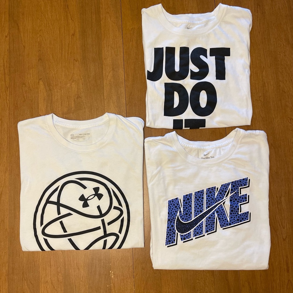 Nike and Under Armour Men’s T-Shirts
